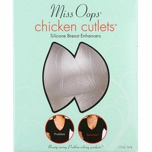 NIB Miss Oops Chicken Cutlets Breast Enhancers